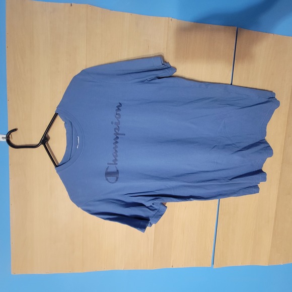 Champion | Blue | Large | Mens | T-Shirt - Picture 1 of 2